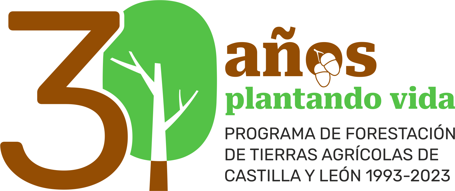 Logo 30 años Plantando vida